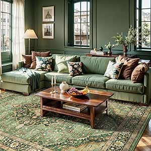 Vintage Floral Area Rug