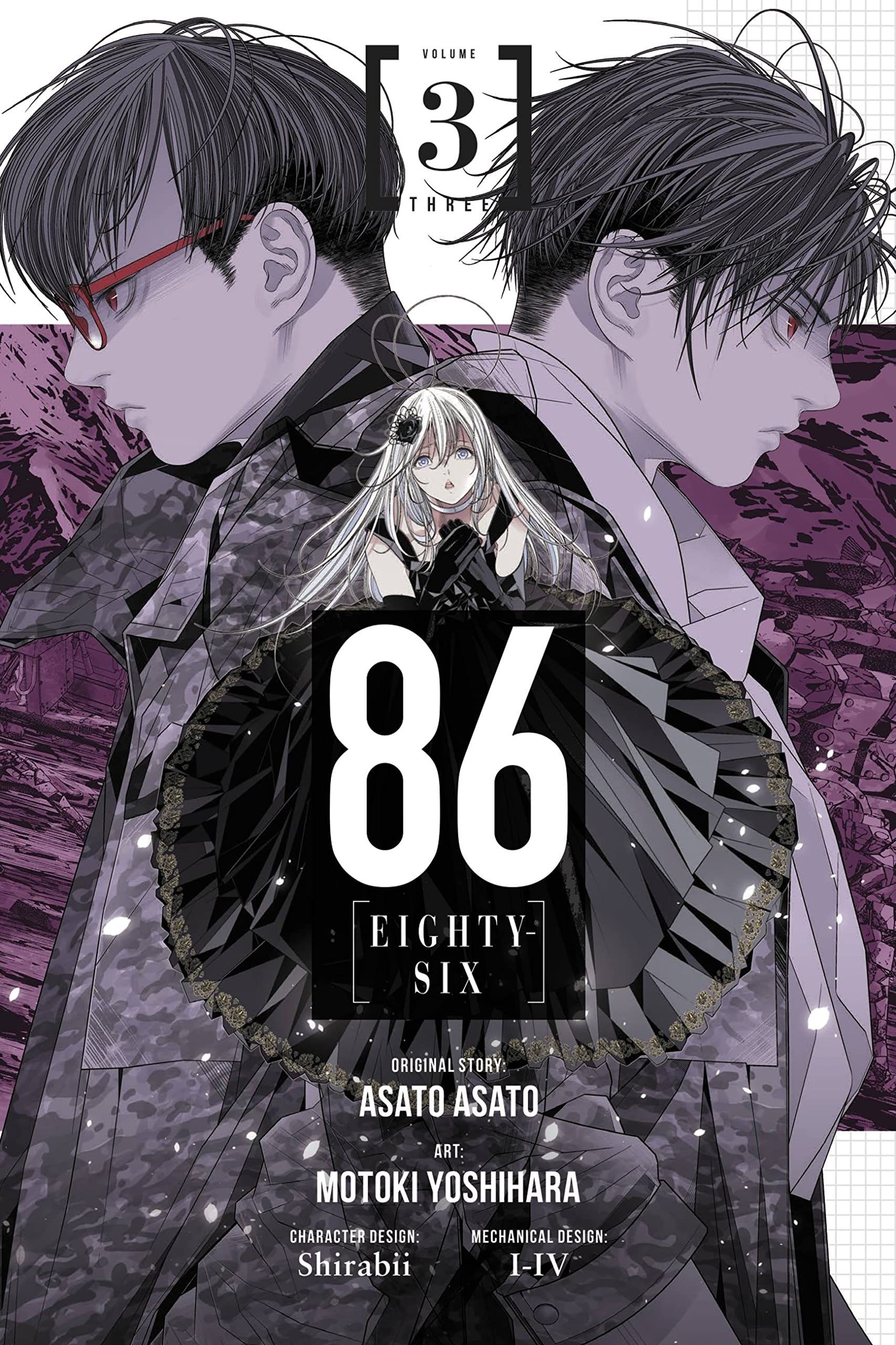 86-EIGHTY-SIX, Vol. 3 (manga): Asato, Asato, Yoshihara, Motoki