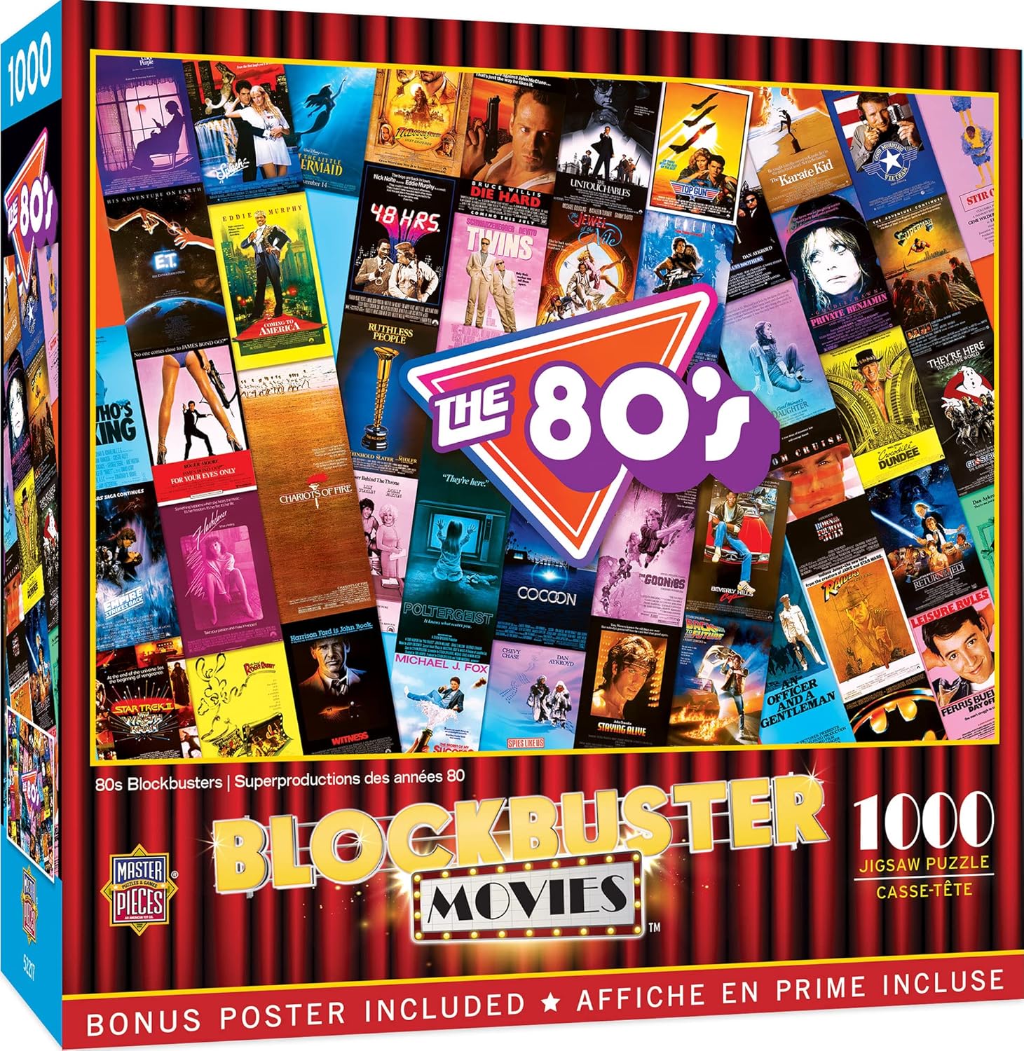 MasterPieces 1000 Piece Jigsaw Puzzle for Adults, Family, Or Youth - 70's Blockbusters - 19.25"x26.75"