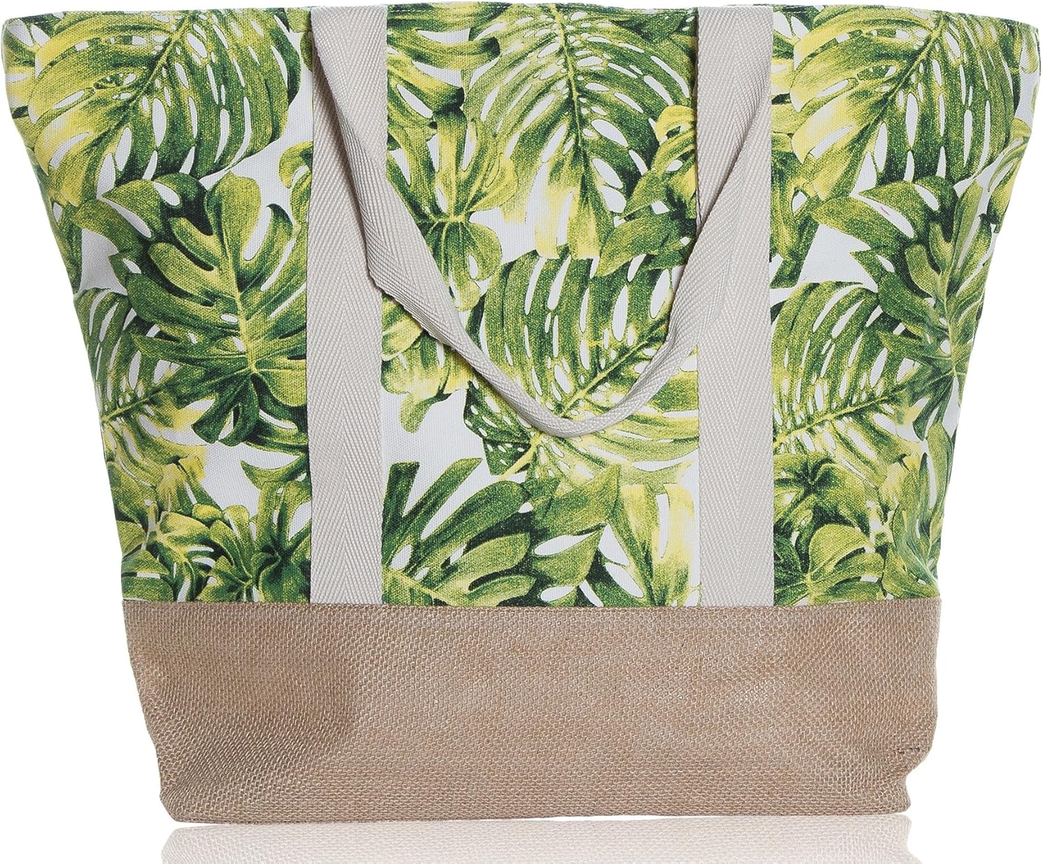 Extra Large Beach Bag Water Resistant Zipper Top Beach