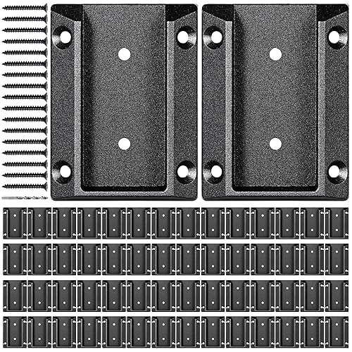 WOWACE ADC-12 - Conector de soportes de barandilla de cubierta de aleación de aluminio, para 2 "x4" (Real 1.5"x3.5") Conexión de postes de