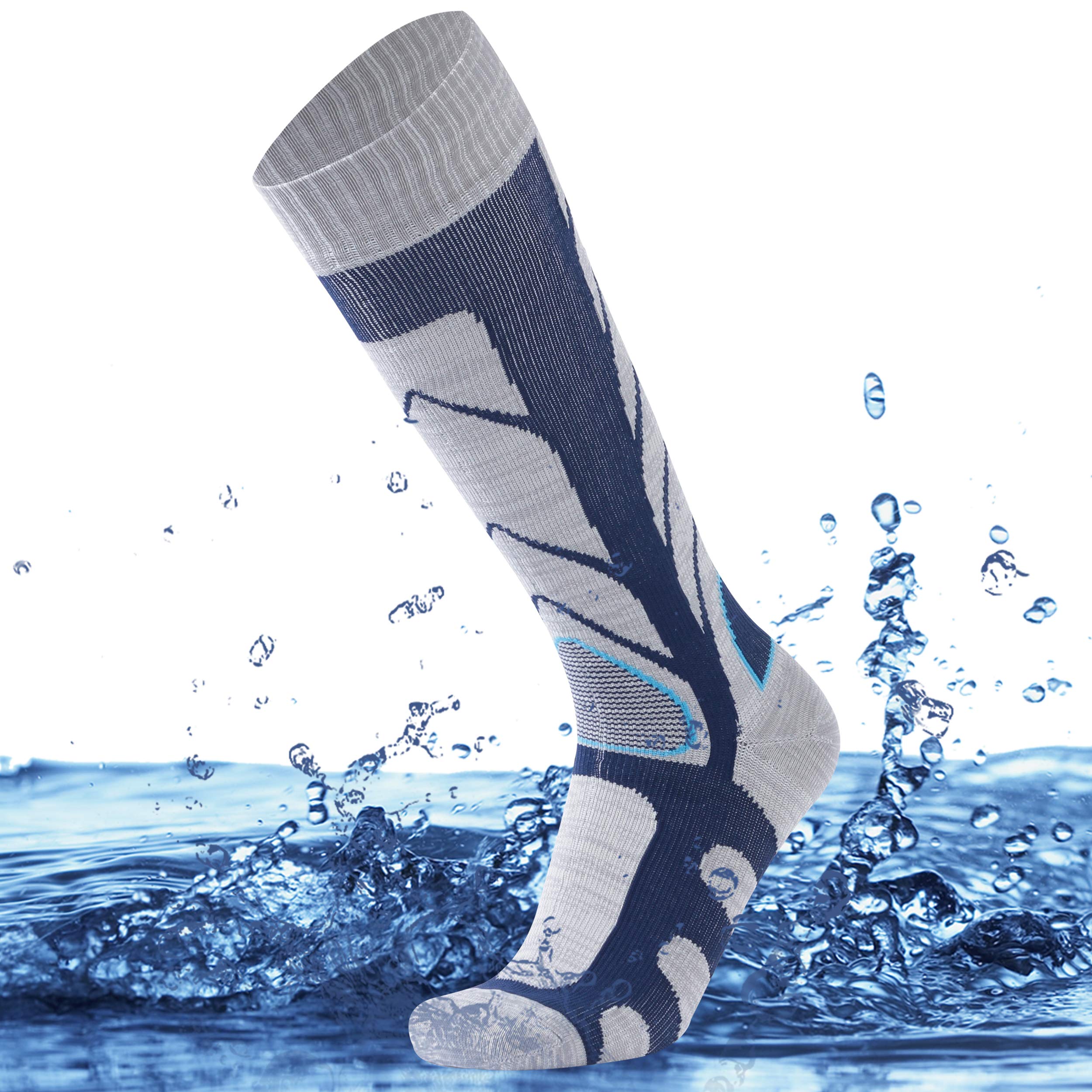 Sumade Waterproof Socks For Men Knee High Women Breathable