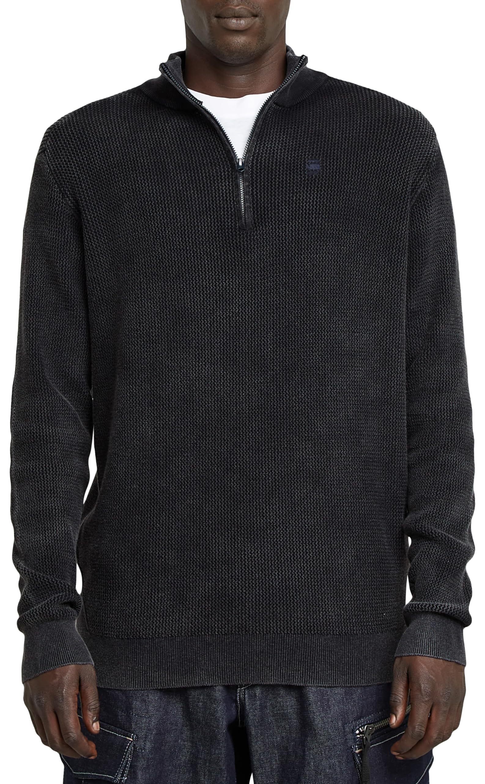G-STAR Herren Serrated Knitted Skipper Sweater