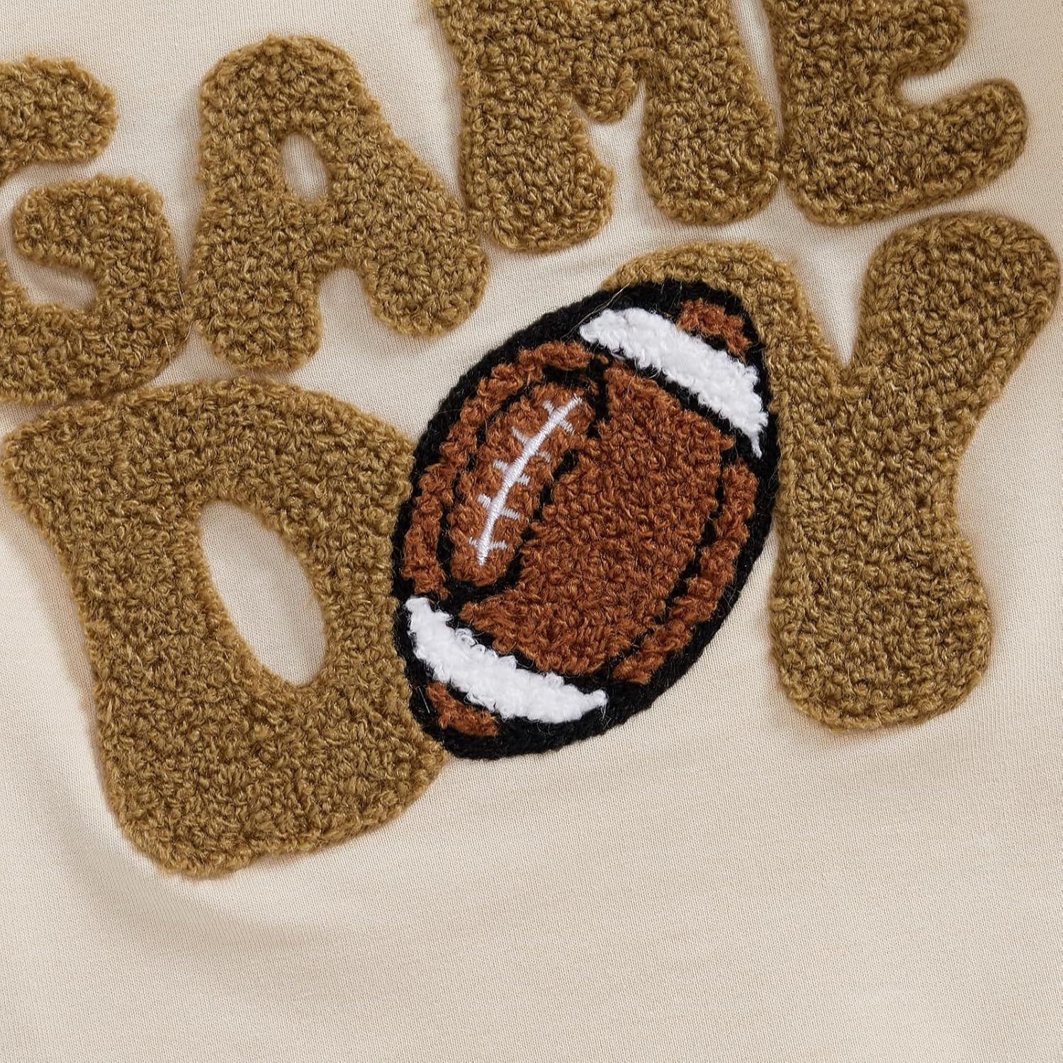 Toddler Baby Girl Boy Fall Clothes Football Game Day Sweatshirt Tops Crewneck Pullovers Shirt Kids Football Outfit - Image 5