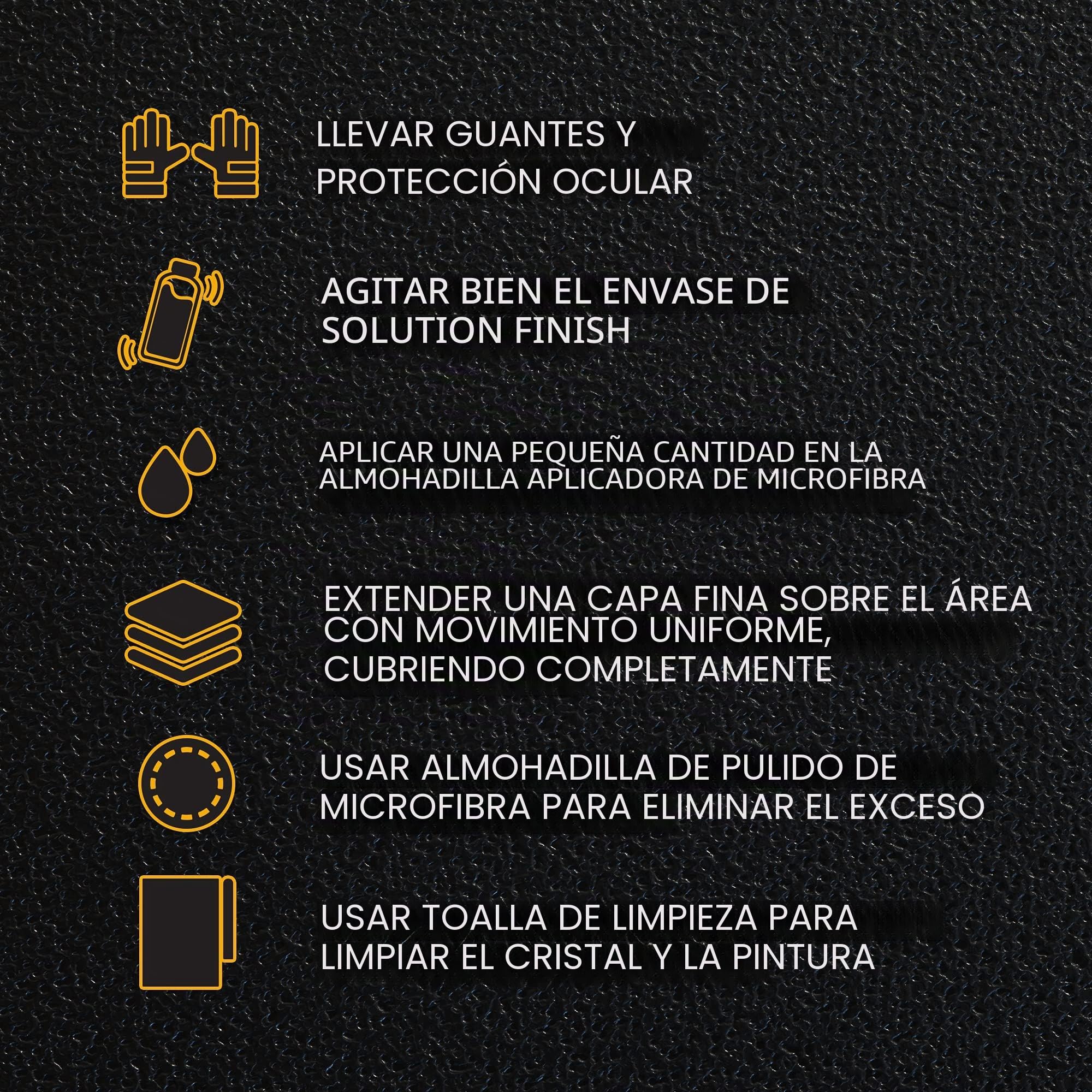 Solution Finish – Restaurador para plástico Negro y Vinilo para Coches y Camiones