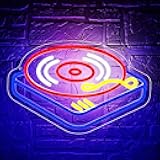 Record Player Neon Sign for Wall Decor Music Neon Light for Man Cave Dimmable LED Light Up Sing for Bar Party Music Studio Stage Dancing Hall Christmas Birthday Gifts Art Size13.7 * 9.0(WZCP054)