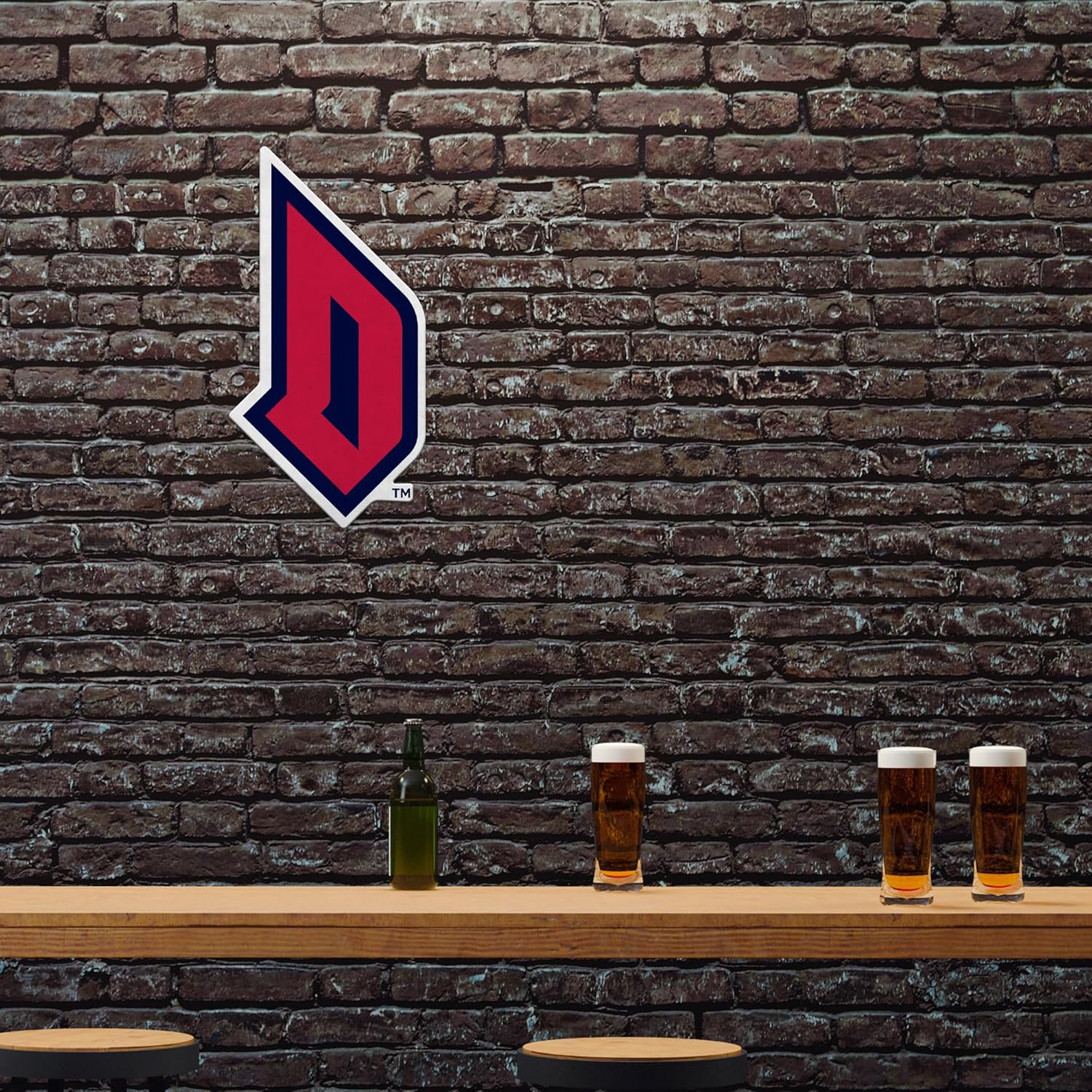 Rico Industries NCAA Duquesne Dukes Shape Cut Pennant - Home and Living Room Décor - Soft Felt EZ to Hang - Image 2