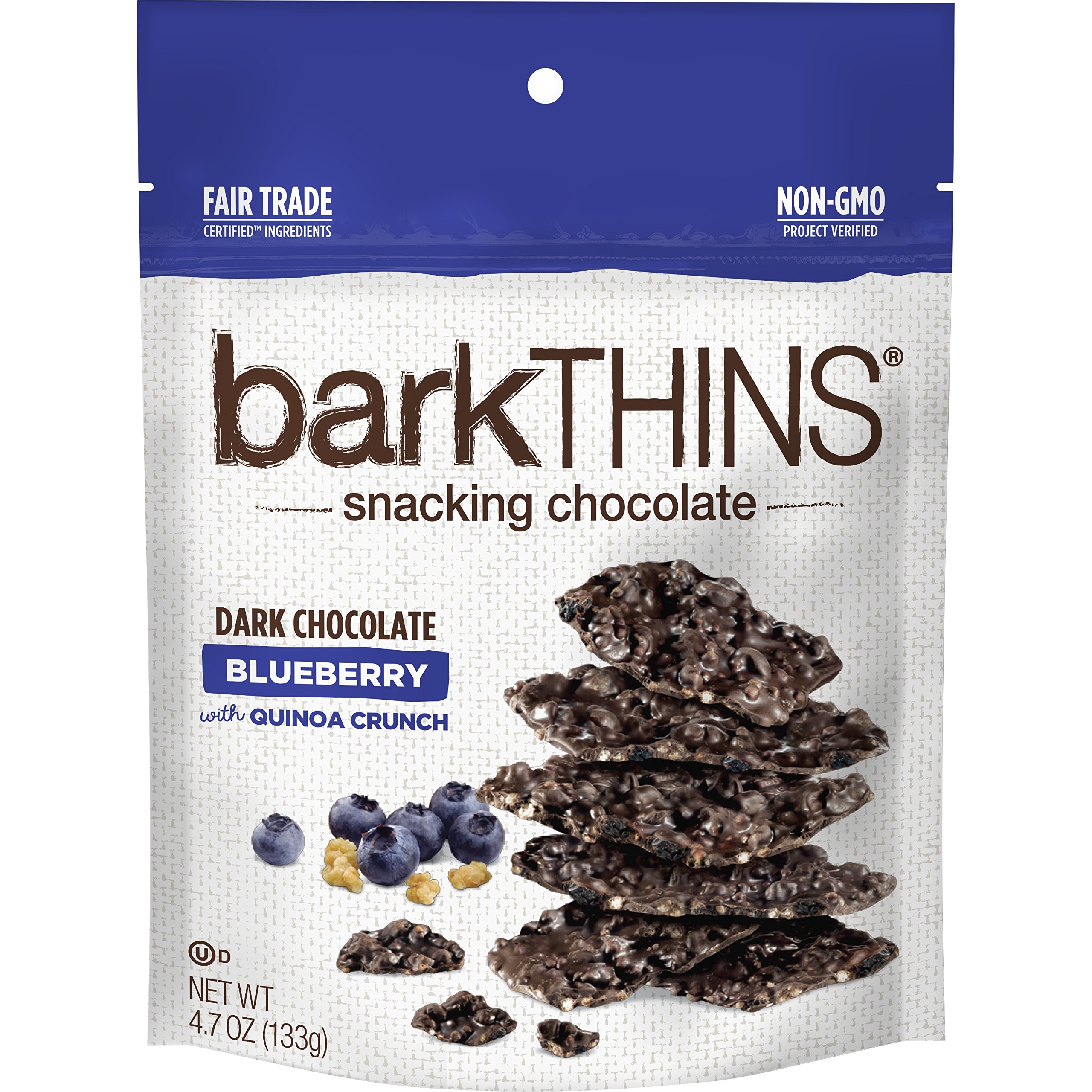 Bark Thins Dark Chocolate Blueberry Quinoa (4 7 Oz) (Pack Of 12)