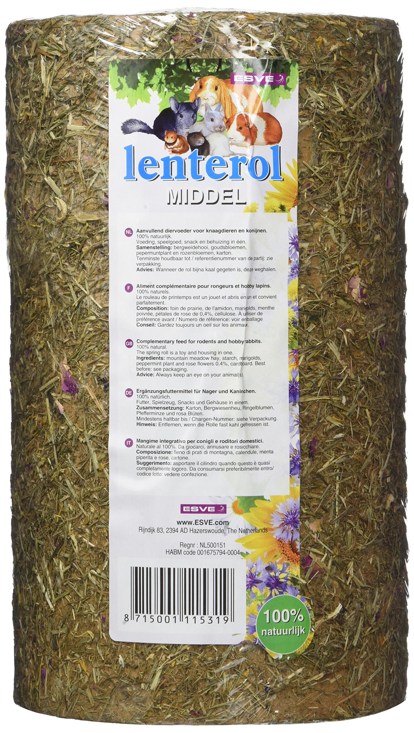 ESVE Caramelle per animaletti, Rotolo della Primavera, Dimensioni: 25 cm