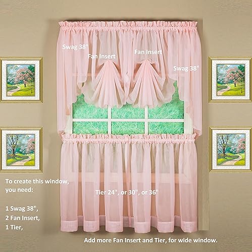 Vista 191 de Today's Curtain - Cortina Emelia de gasa original, panel de 84 pulgadas, negro, 60 pulgadas de ancho x 84 pulgadas de largo