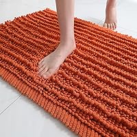 Vista 69 de FLOLEOPA Alfombras de baño de microfibra suave y esponjosa, tapetes de baño absorbentes, antideslizantes, lavables a máquina y de secado rápido