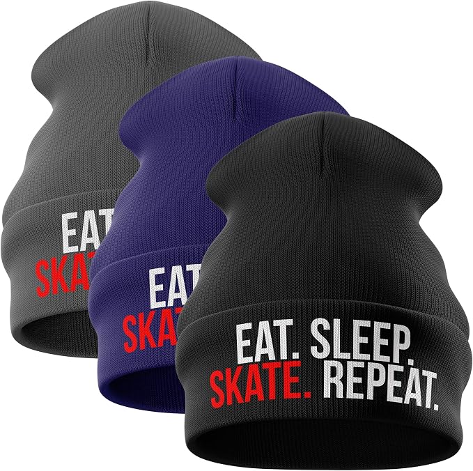 Eat Sleep Skate Repeat Funny Skateboard 