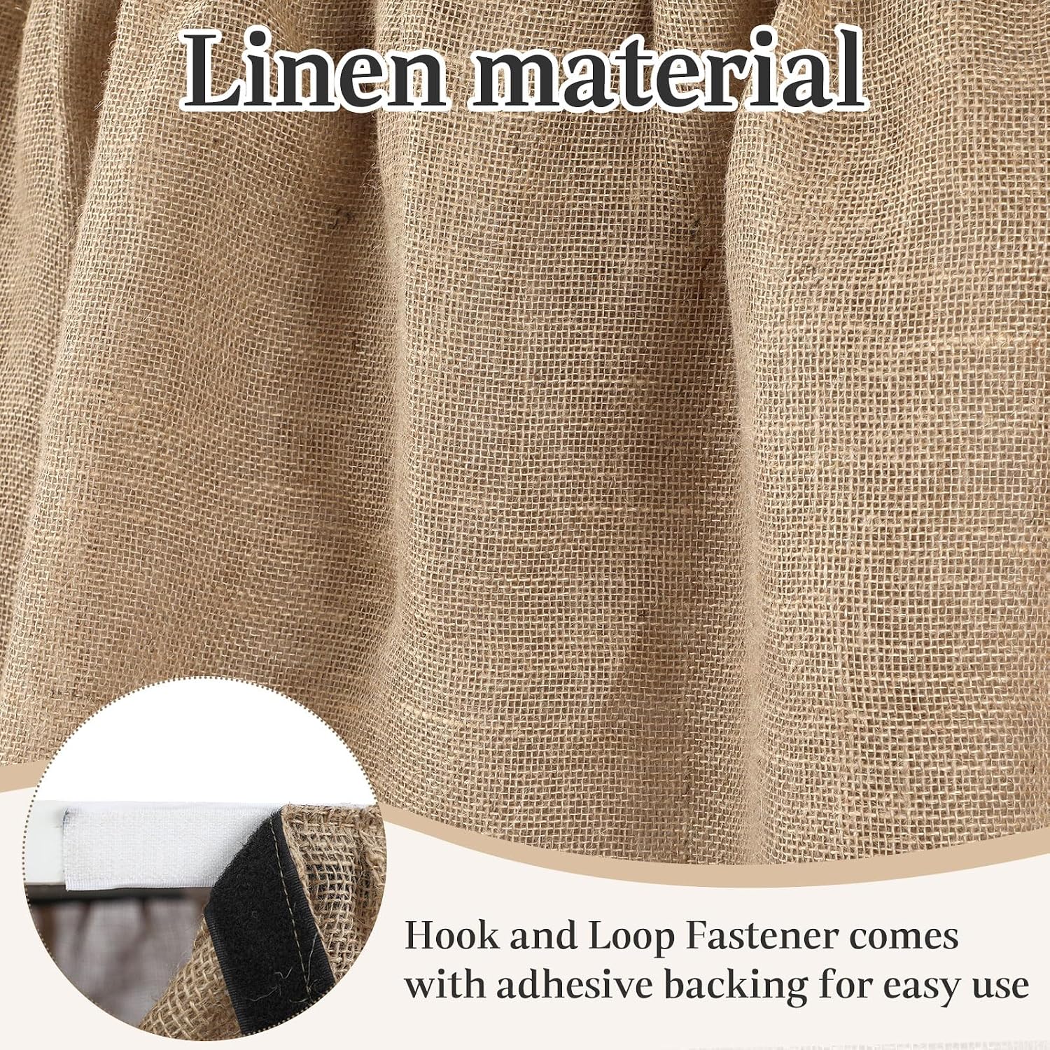 14 ftx29 In Rustic Ruffled Burlap Table Skirt for Teacher Desk