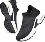 YHOON Chaussures de marche pour femmes - Sneakers de chaussettes femmes travail infirmier Air Chaussures de jogging à la course à pied en mode Coussin Mesh Casual