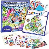 Vista 14 de JoyCat Libros para Colorear con Agua, Actividad de Arte y Manualidades, Arte de Princesa Sin Desorden para Niños de 4-8 Años, Kits y Suministros