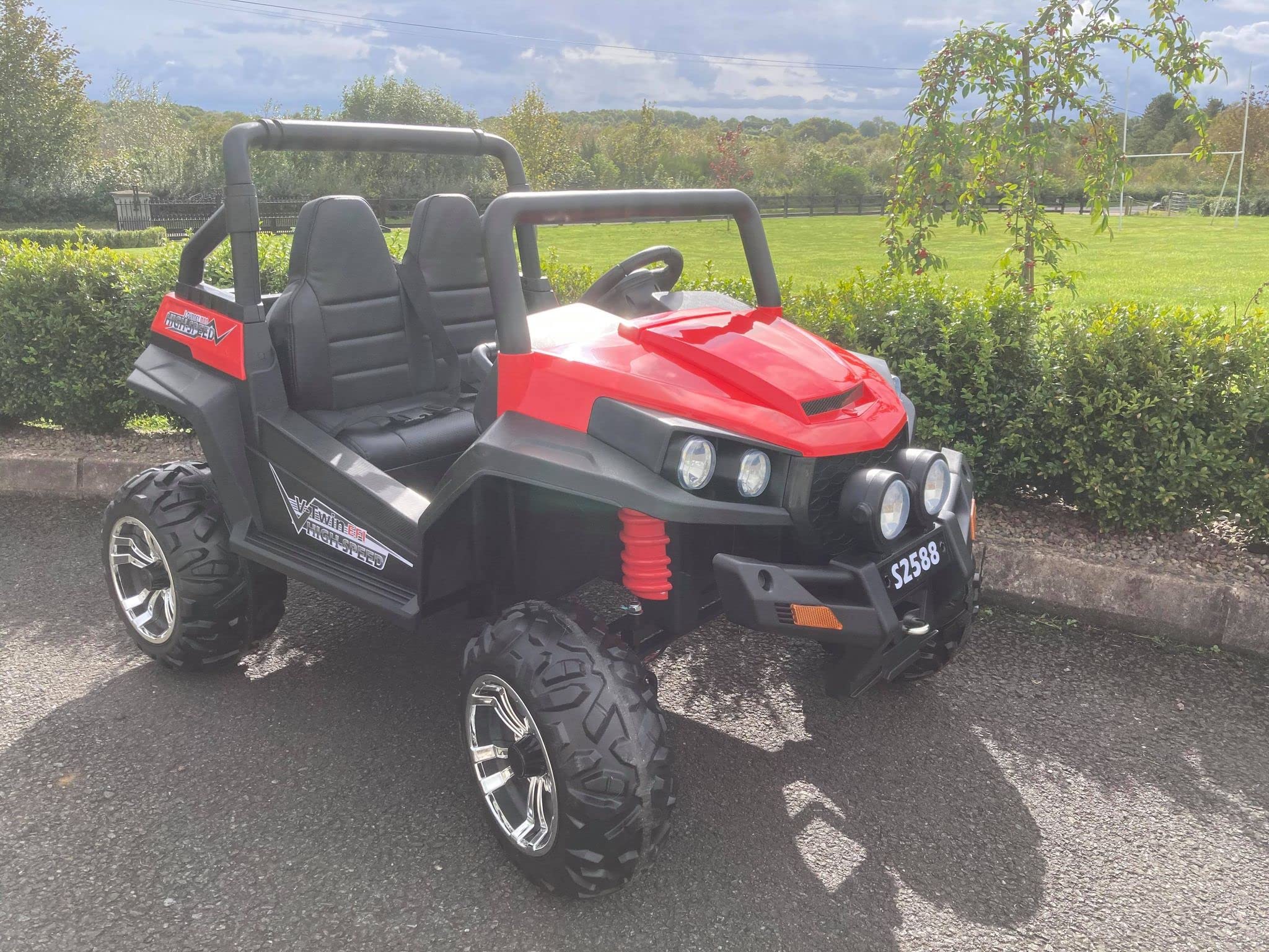 Buy Big 24v Two Seat Children Electric Ride on Jeep UTV Buggy Online at desertcartINDIA