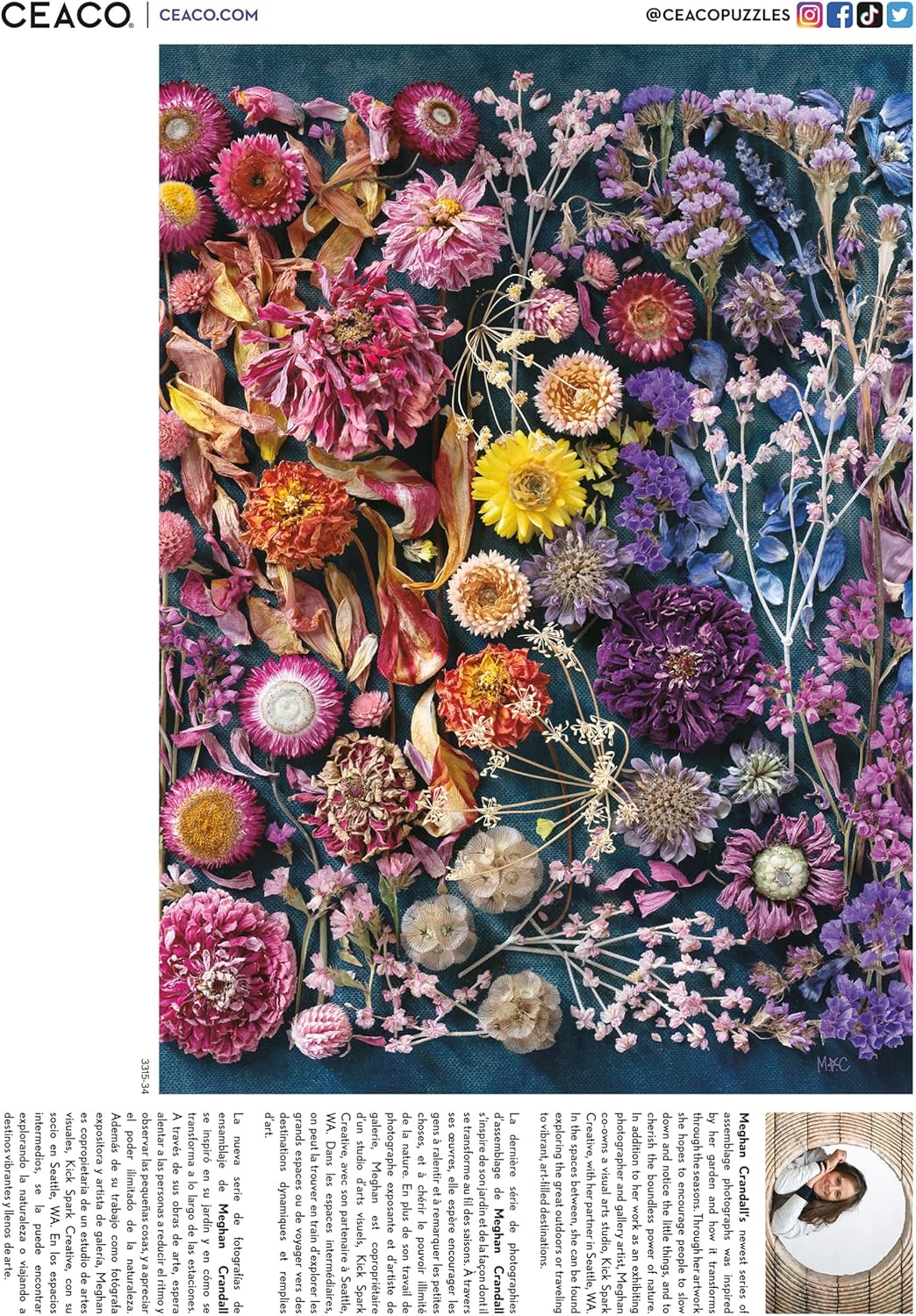 Ceaco - Meghan Crandall - Beauty with Age - 1000 Piece Jigsaw Puzzle for Adults - Challenging Puzzle Perfect for Game Nights - Finished Size is 26.5 x 19