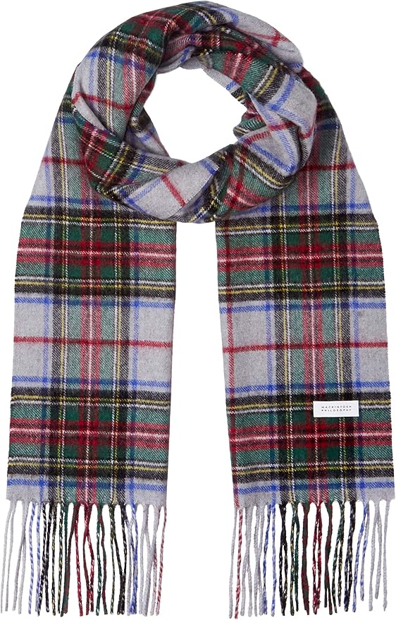 マッキントッシュ フィロソフィ マフラー グレー ムーンバット カシミヤ100 マッキントッシュ フィロソフィ マフラー グレー ムーンバット