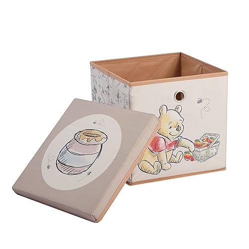 Idea Nuova Winnie the Pooh Collapsible Storage Cube with removable