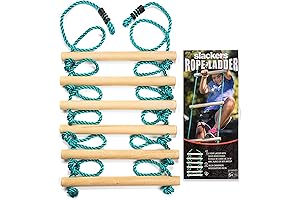 Slackers 8ft Rope Ladder for Kids: Empowering Backyard Adventures