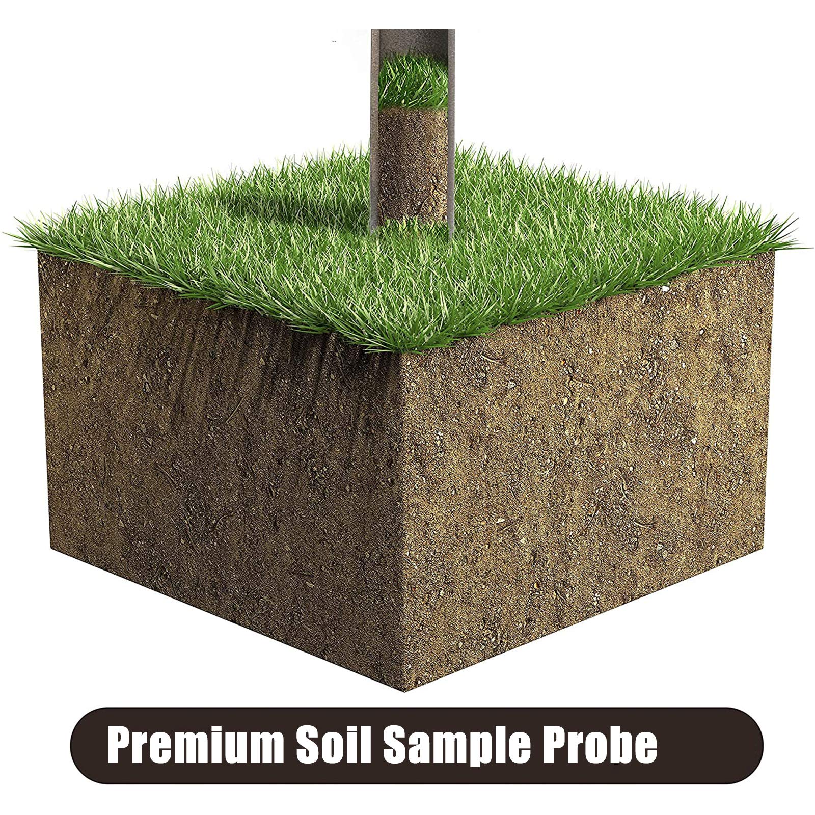 Farm Soil Core Sampler Stainless Steel Soil Sample Probe With T-Handle ...