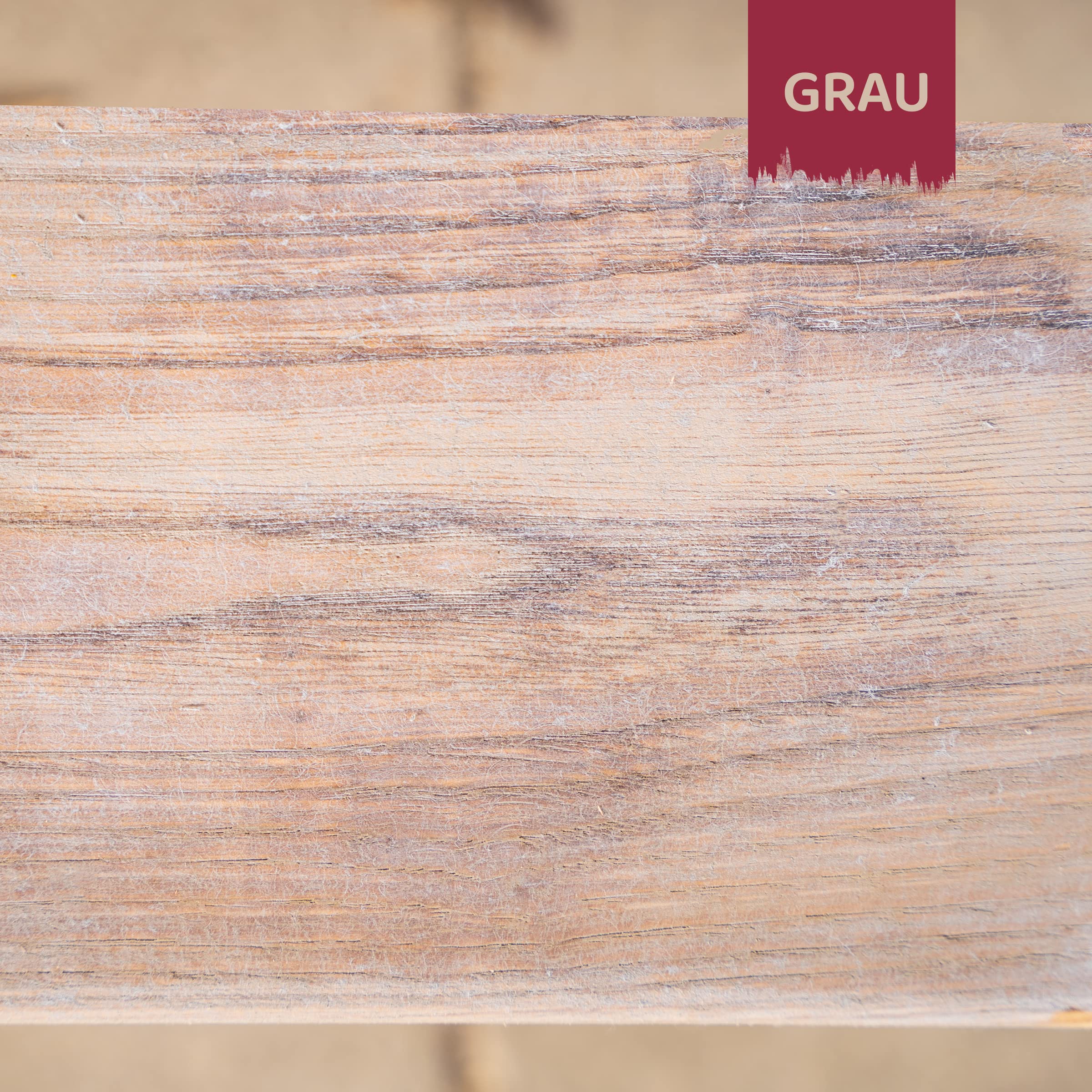 Biofa Terrassenöl farbig – Hochwertiger, witterungsbeständiger Holzschutz für Terrassenholz | UV-Schutz, atmungsaktiv & langlebig (1 L Grau)