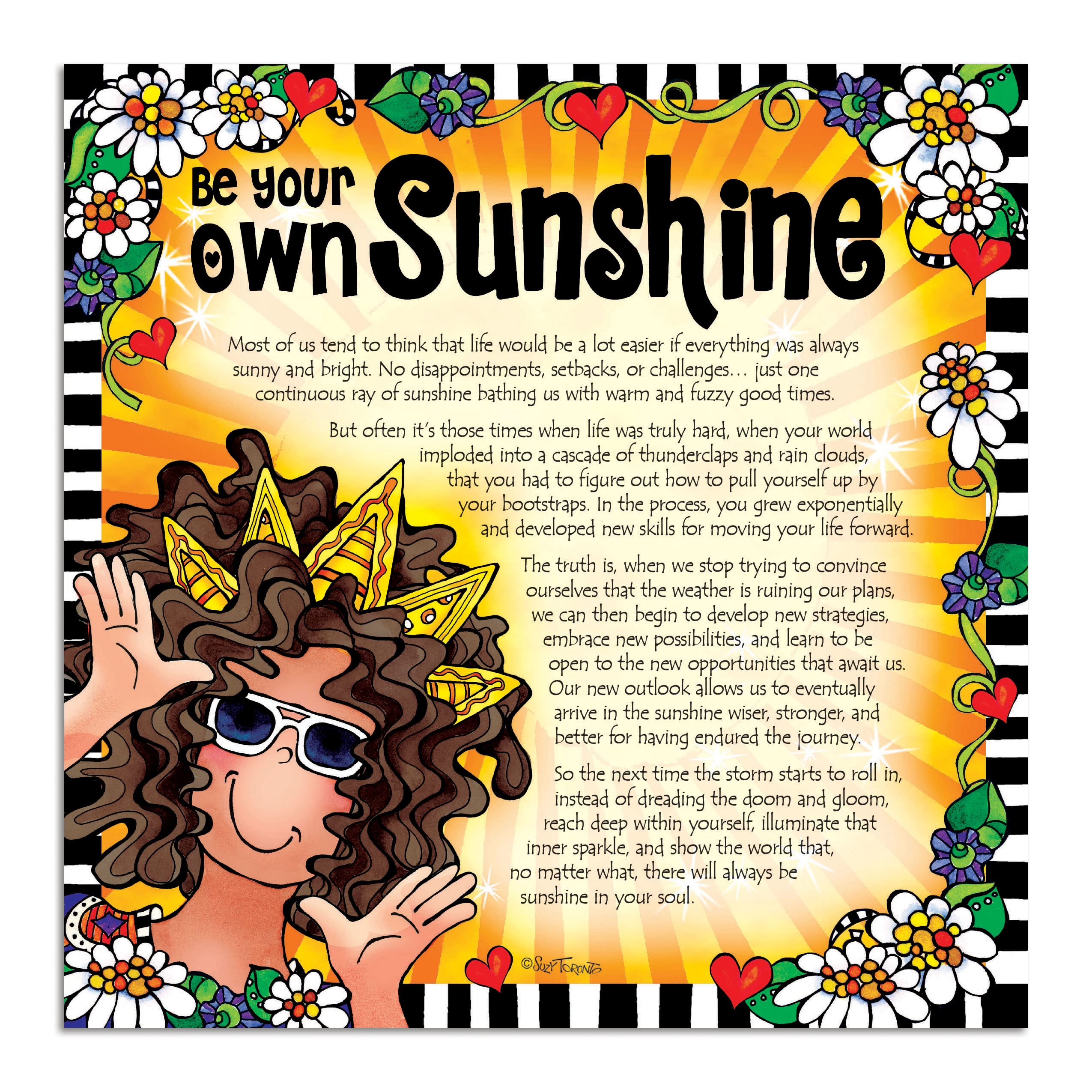 Amazon.com: 2023 Hanging Wall Calendar "Be Your Own Sunshine" 7.5 x 7.5 in.  12-Month Calendar by Suzy Toronto Provides Inspiration & Motivation for  Her—from Blue Mountain Arts : Blue Mountain Arts: Office Products