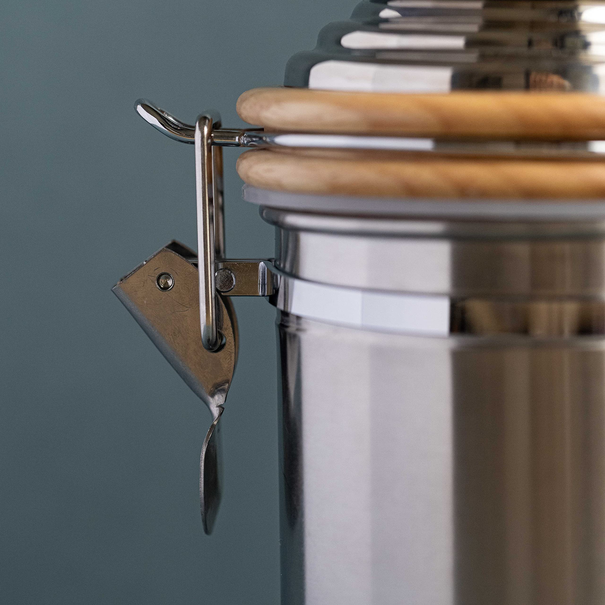 La Cafetière Moulin à café traditionnel en acier inoxydable, argenté