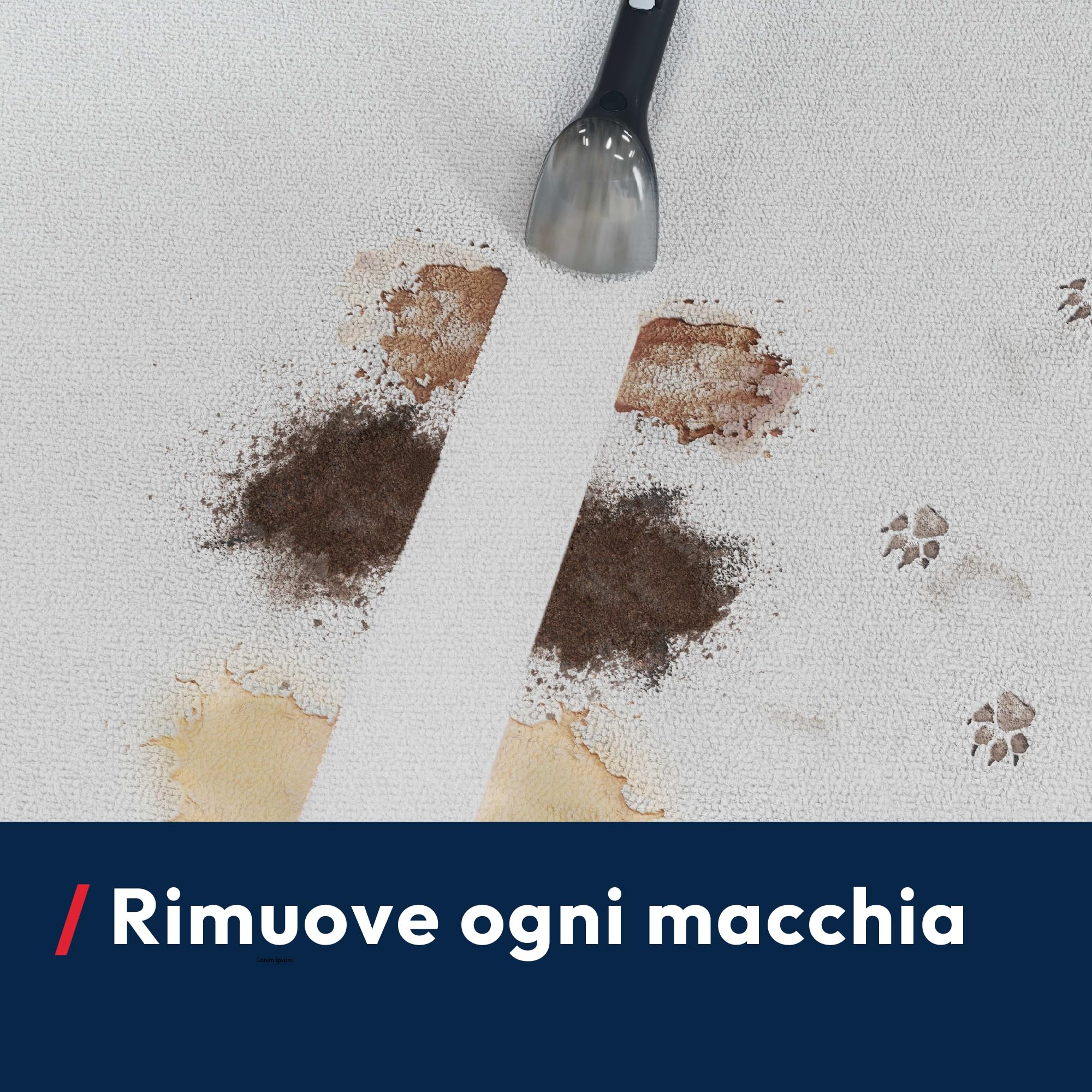 Hoover HS5 Spot Cleaner - Lava e Asciuga Tappeti, Divani, Tessuti d'Arredo, Sedili Auto e Vetri, Serbatoio d'Acqua da 1,5L, Compatto, 400W, Ideale per chi ha Animali Domestici