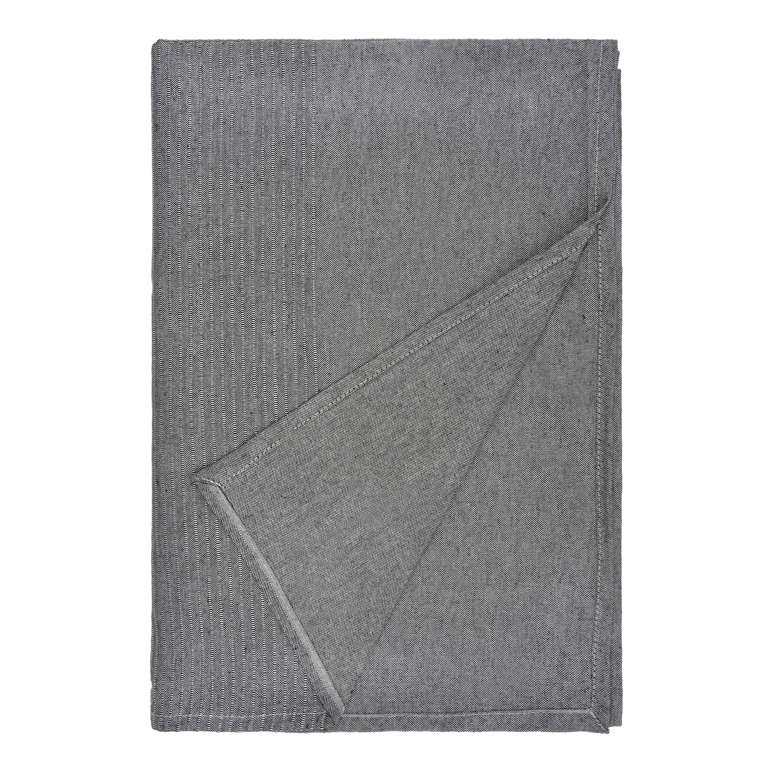 Etrexonline Colcha Multiusos 230x300 cm - Cubre Sofá y Cubrecama Plaid, Manta Foulard Decorativa de Algodón y Poliéster, Jarapa Suave y Cómoda - Color Gris Osculo
