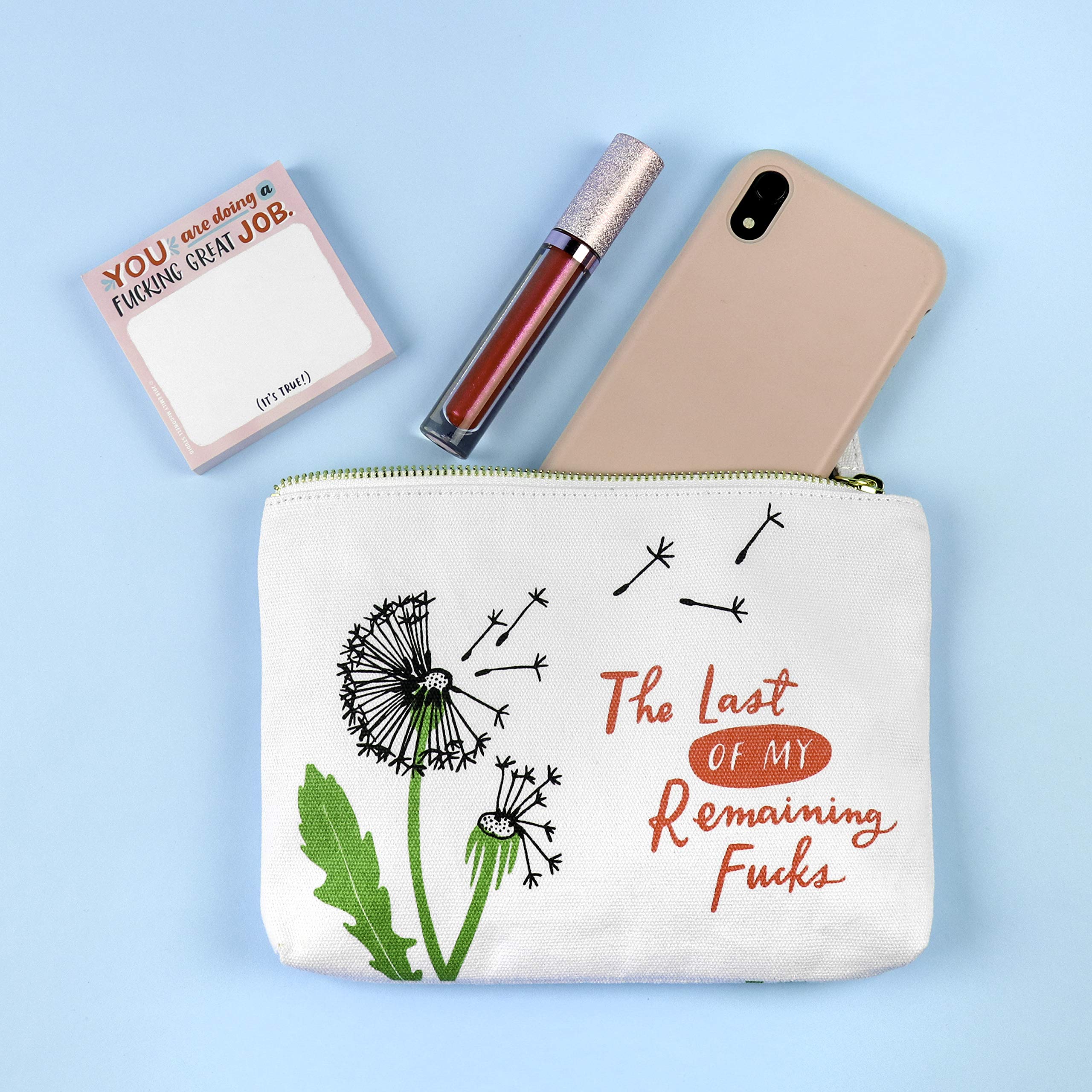 Em & Friends Remaining Fucks Canvas Pouch