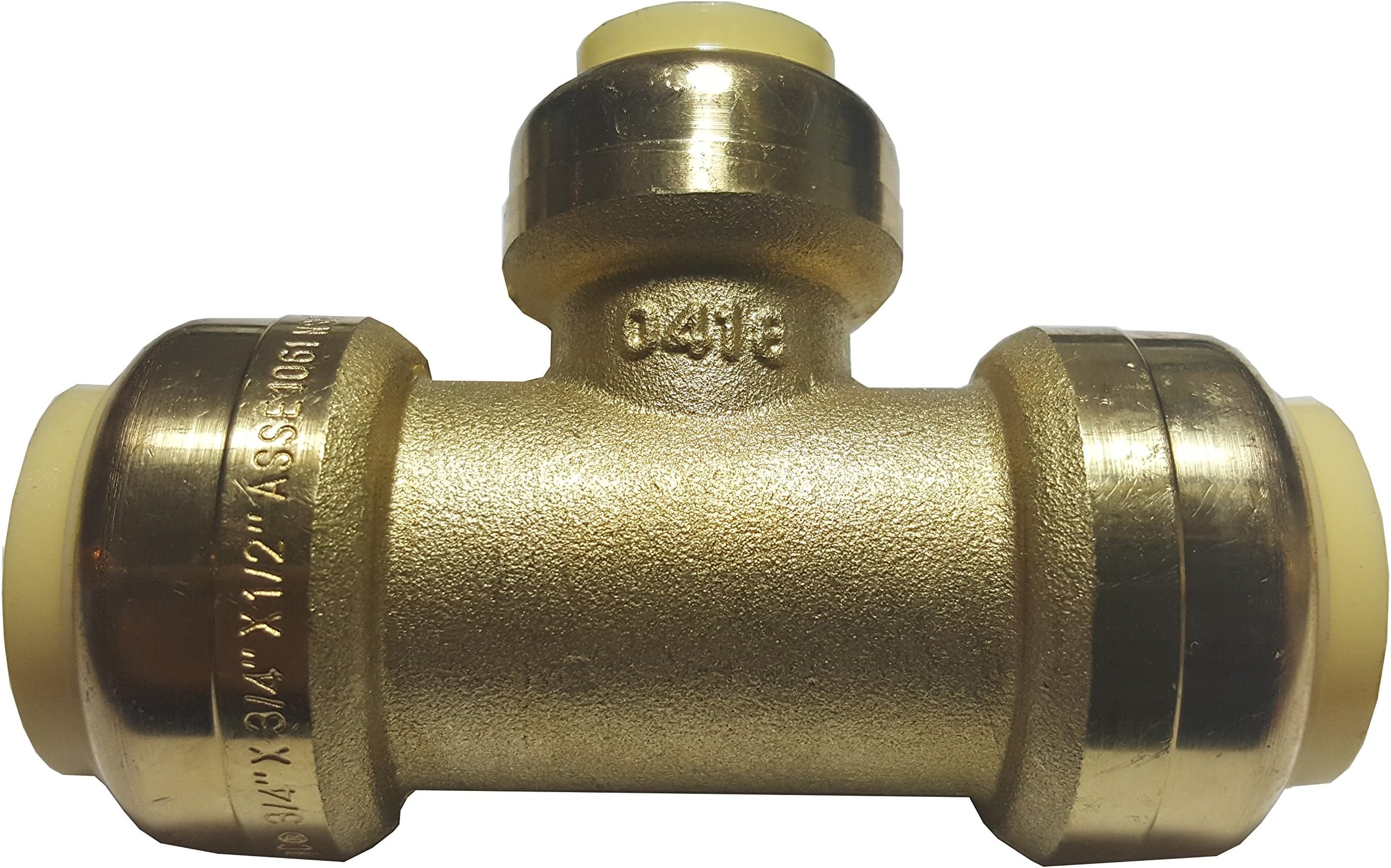 Réducteur Té En Laiton XFITTING 3/4" X 1/2" X 1/2" - Raccord Rapide Push-fit Pour Tuyauterie
