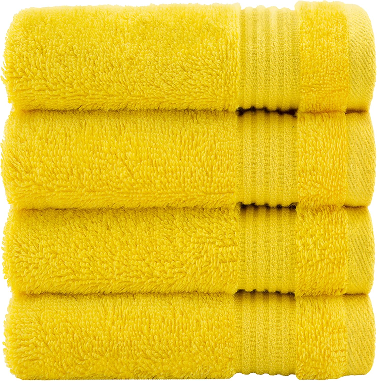Cotton Paradise Washcloths for Bathroom, 13 x 13 Inch 100