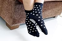 Vista 5 de RATIVE - Calcetines antideslizantes con agarres para bebé, bebés, niños pequeños, niños y niños
