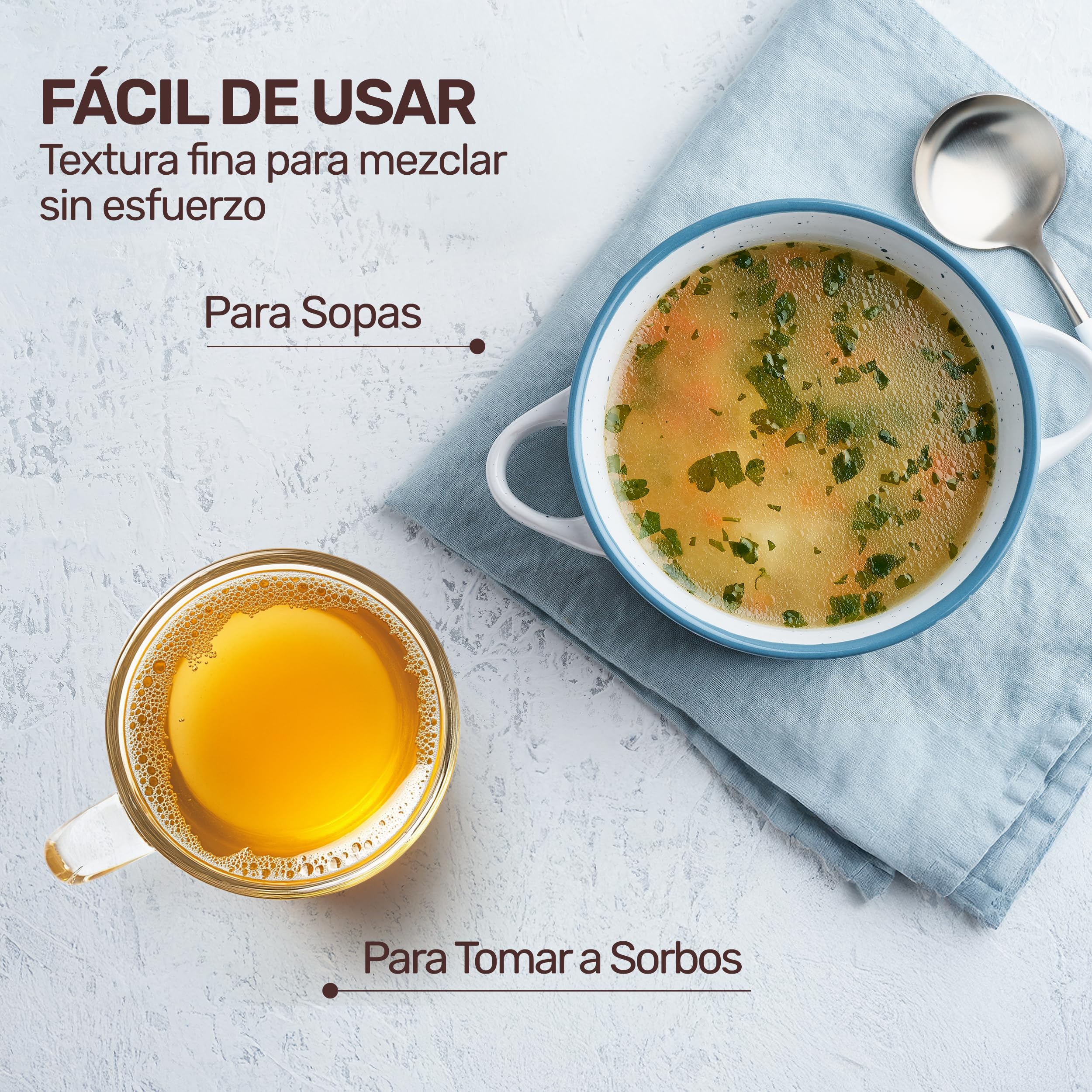Caldo de Huesos 300g 100% Caldo de Pollo Sin Aditivos