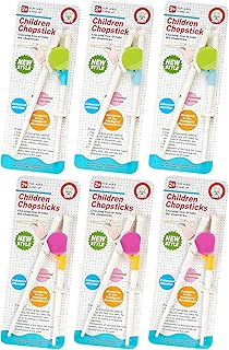 MoHern Kids Chopsticks Training, 6 Pairs Training Chopsticks for Kids, Toddler Chopsticks Provide Help Support for Beginners