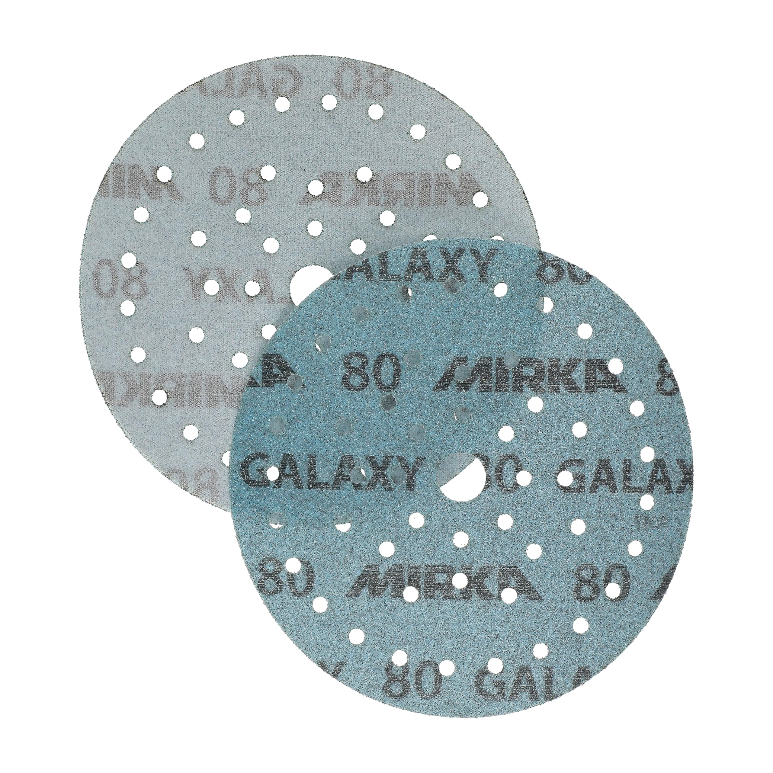 Mirka Galaxy epoxy sandpaper 150mm Hook & Loop grit 80 for sanding epoxy resin wood, epoxy, rivertable / 50 pcs sanding discs - Image 2