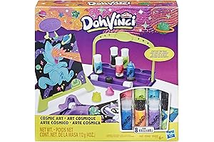 Doh Vinci Cosmic Art Set with Easel and Storage Caddy Brand -...