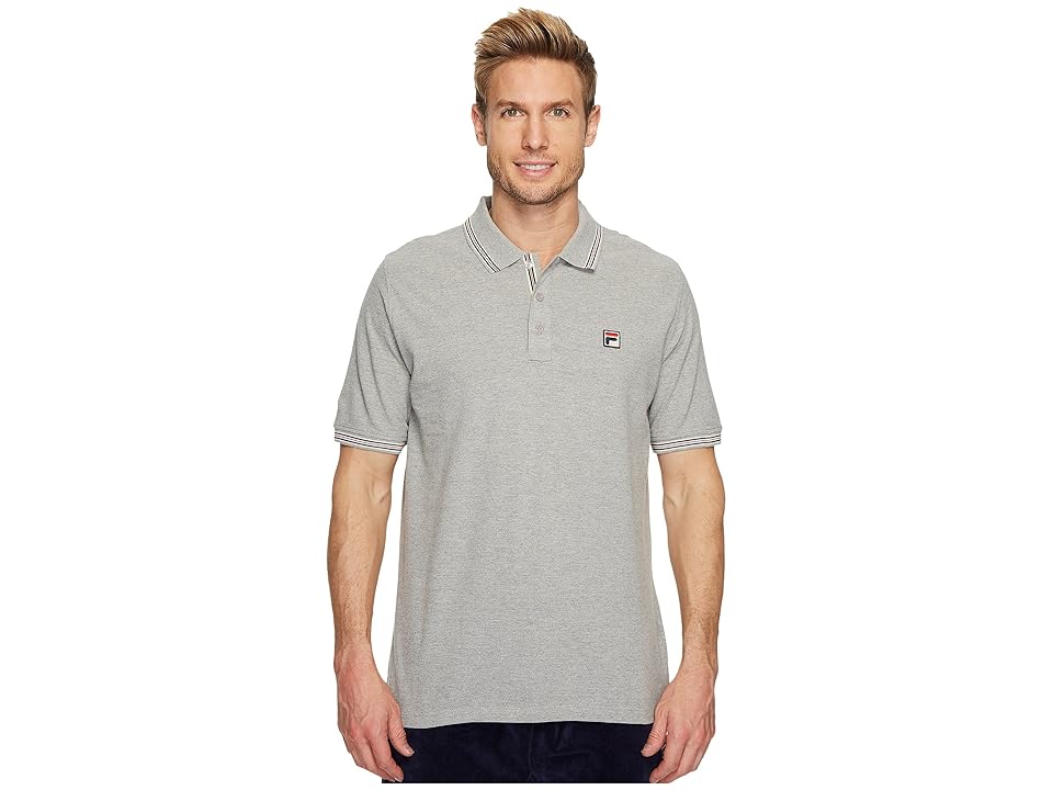 

Fila Matcho 3 Polo (Heather Grey) Men's Clothing