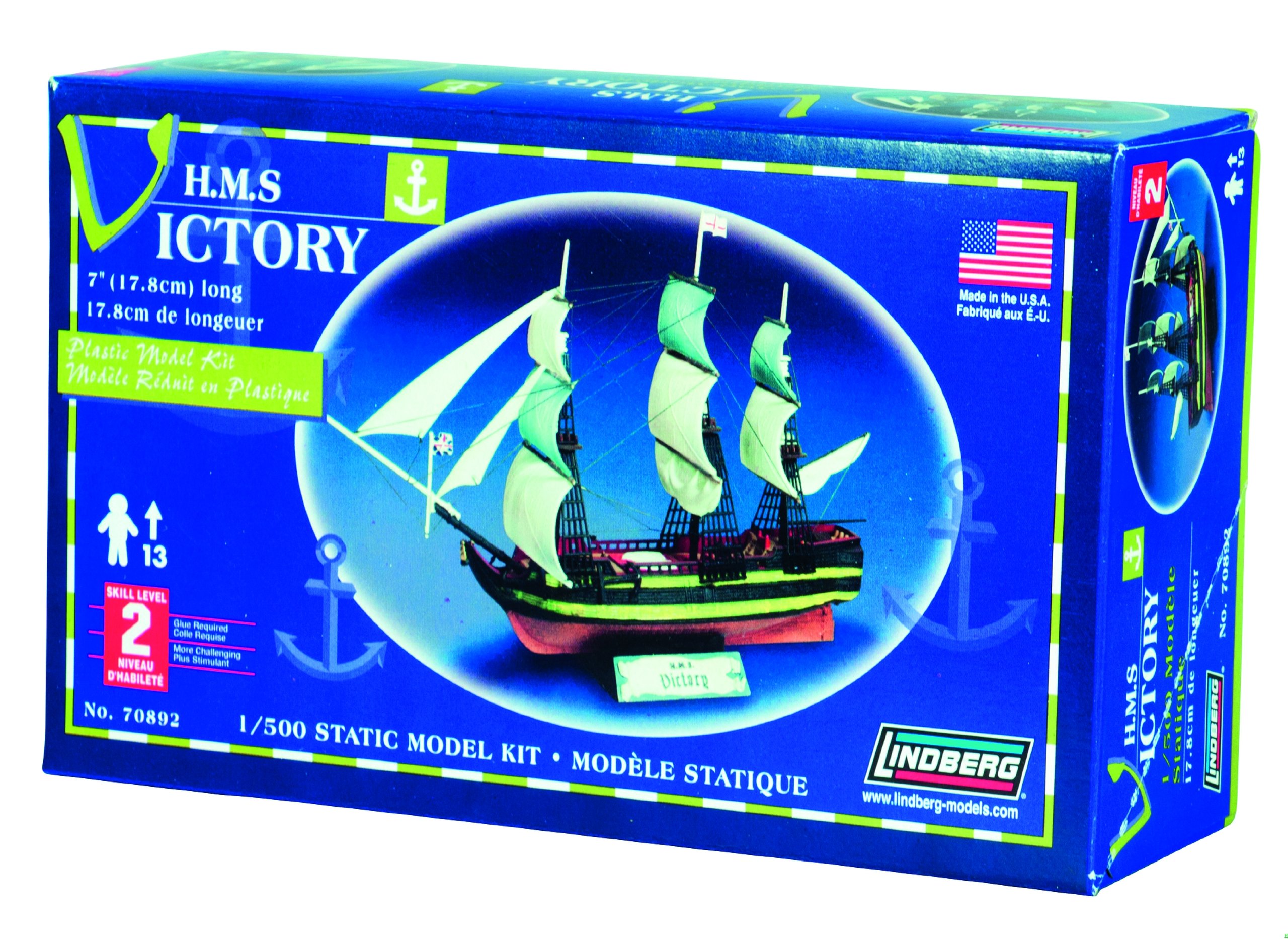 Amazon.com: Lindberg 1/500 scale HMS Victory : Arts, Crafts & Sewing