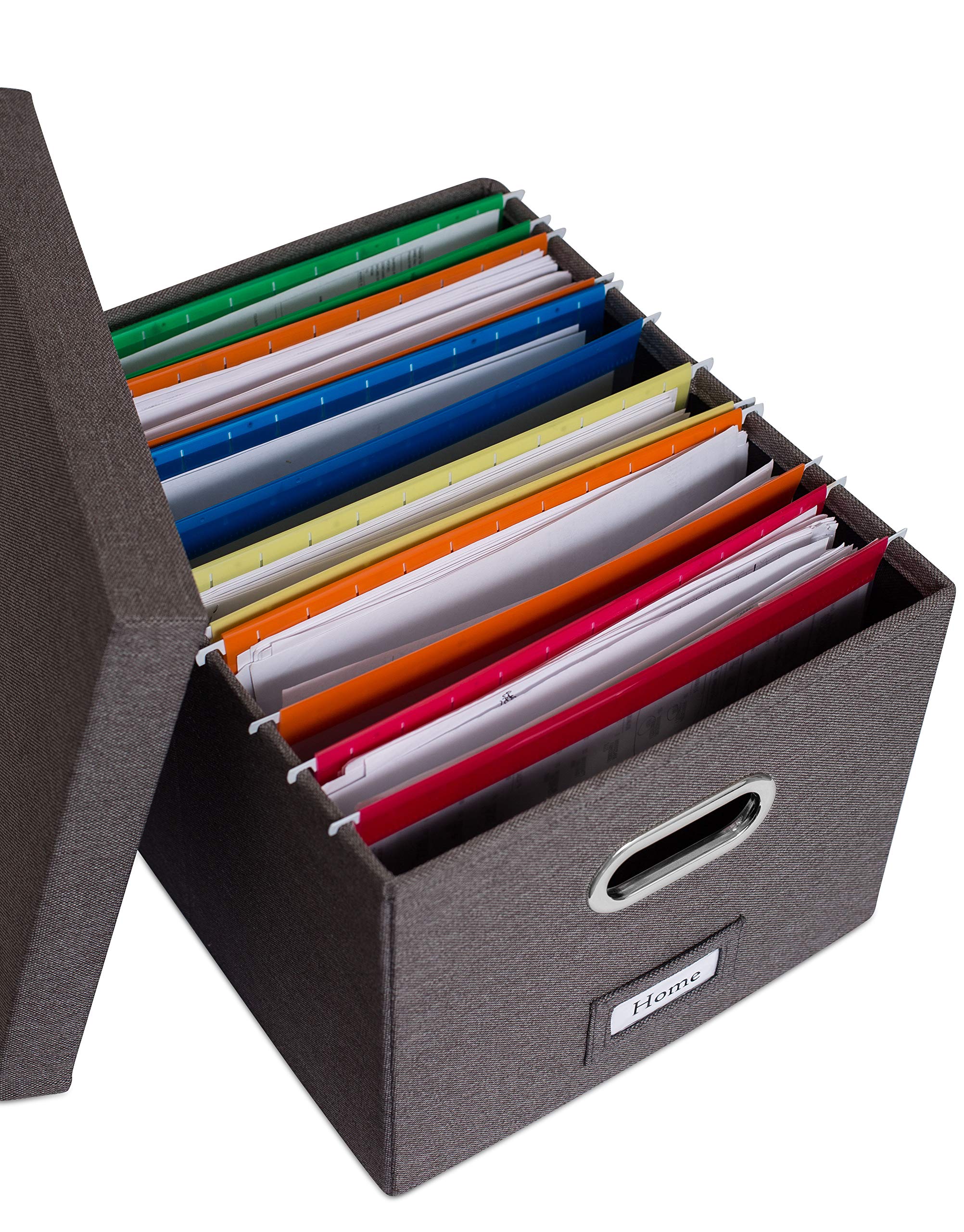 Best Collapsible File Storage Organizer with Lid