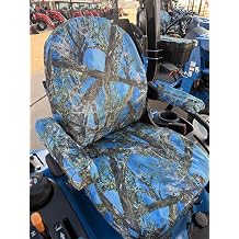 Durafit Seat Covers, LS MT125 Tractor Choose Camo Waterproof Seat Covers for Tractor, Check Picture Matches Your Seats. Two piece seat MC2 Blue