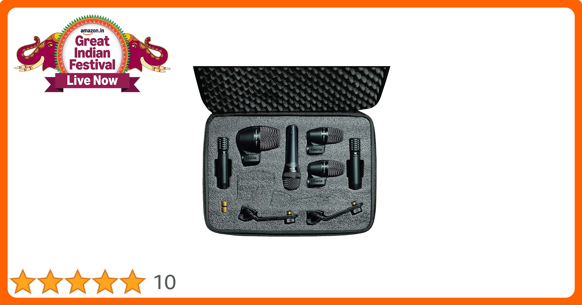 SHURE ドラム用マイクロホン 6本セット PGA DRUM KIT6 中古 楽天市場】【中古】SHURE ドラム用 マイクセット (6本