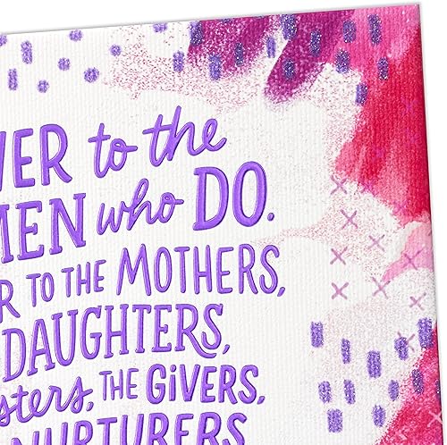 Miniatura 4 de Hallmark Tarjeta de cumpleaños para mujer (decoración colgante o exhibible, The Women Who Do)