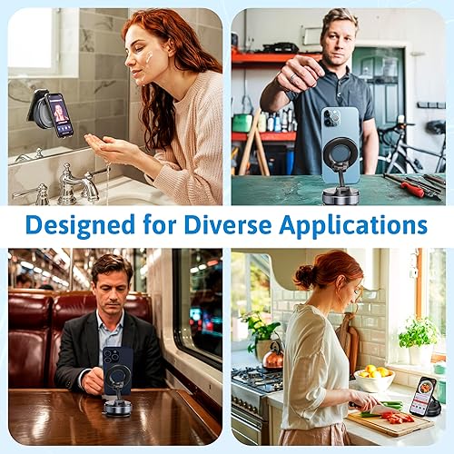 Miniatura 4 de Soporte magnético para automóvil, soporte magnético para teléfono para tu automóvil, soporte de teléfono de automóvil para Magsafe [24 imanes