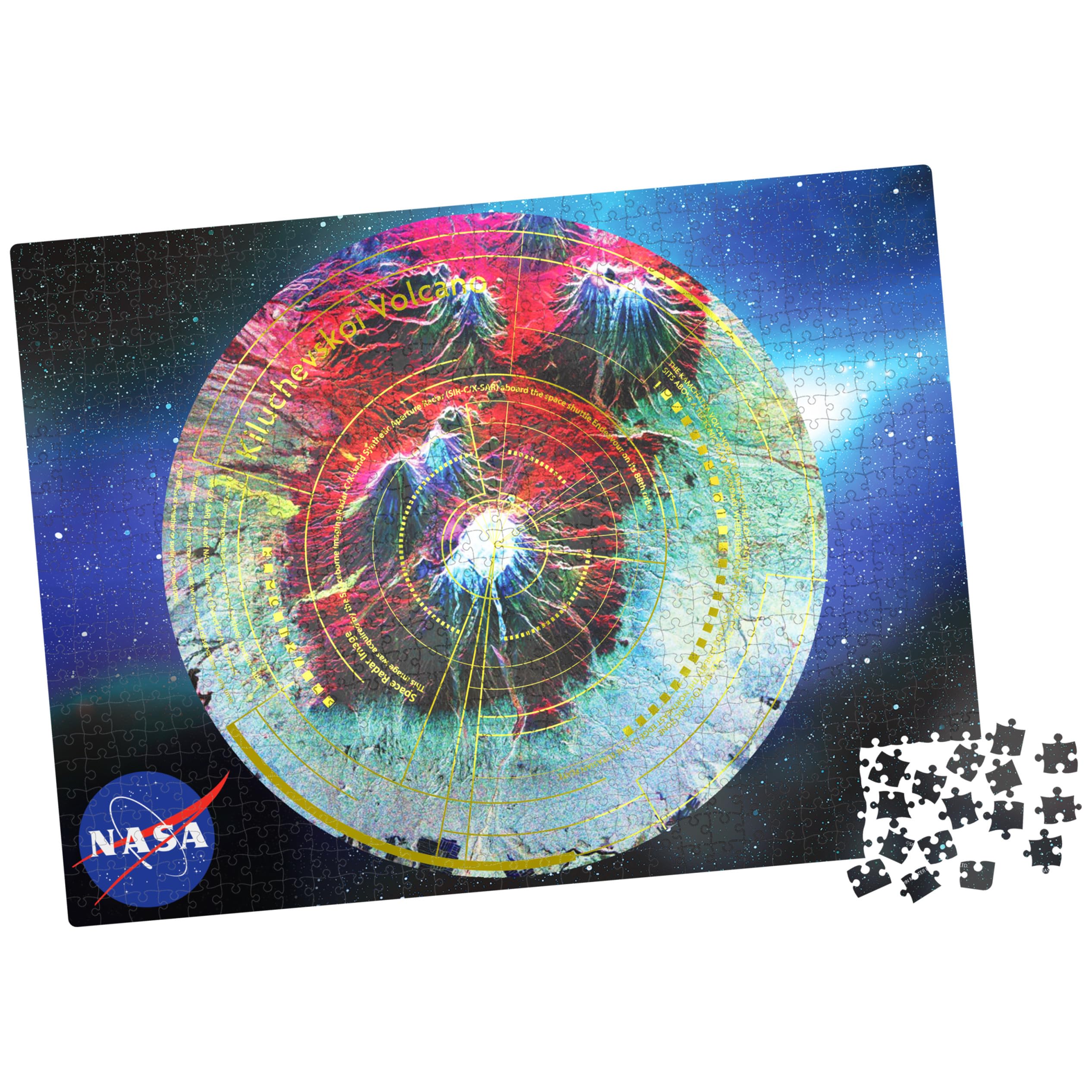 Amazon.com: NASA, 750-Piece Foil Effect Jigsaw Puzzle Kiluchevskoi