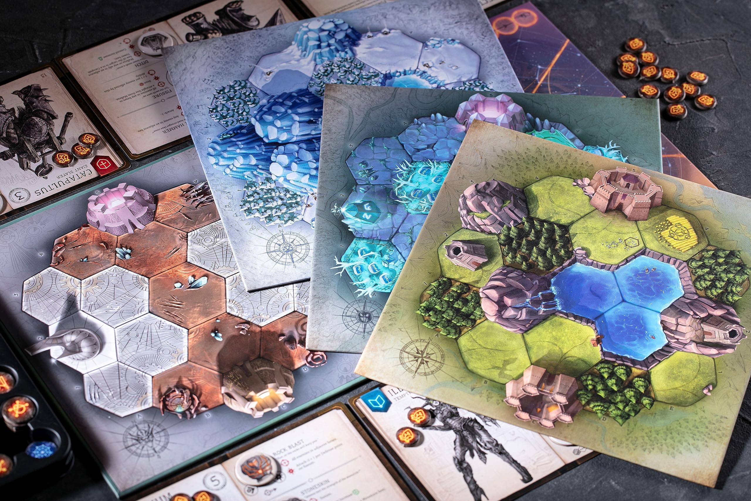Bestiary of Sigillum: Collector's Edition gioco da tavolo1/2/4 Giocatori | Età 14 in su | Fantasia | Maggioranza area | Movimento griglia | MOBA da tavolo | Combattimento non casuale | Tempo di gioco