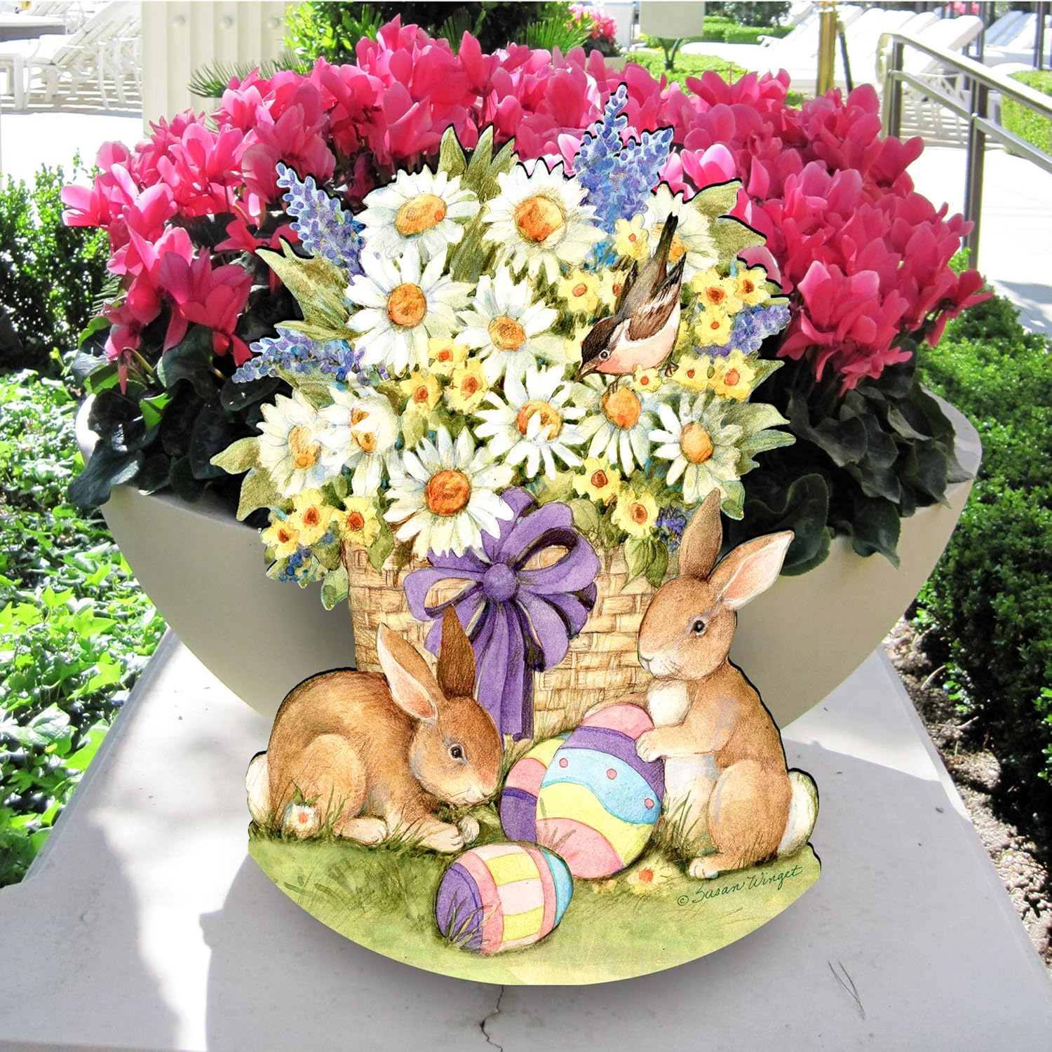 Spring Bunnies Wall and Door Decor art by Susan Winget 8471301H-SW - Designocracy
