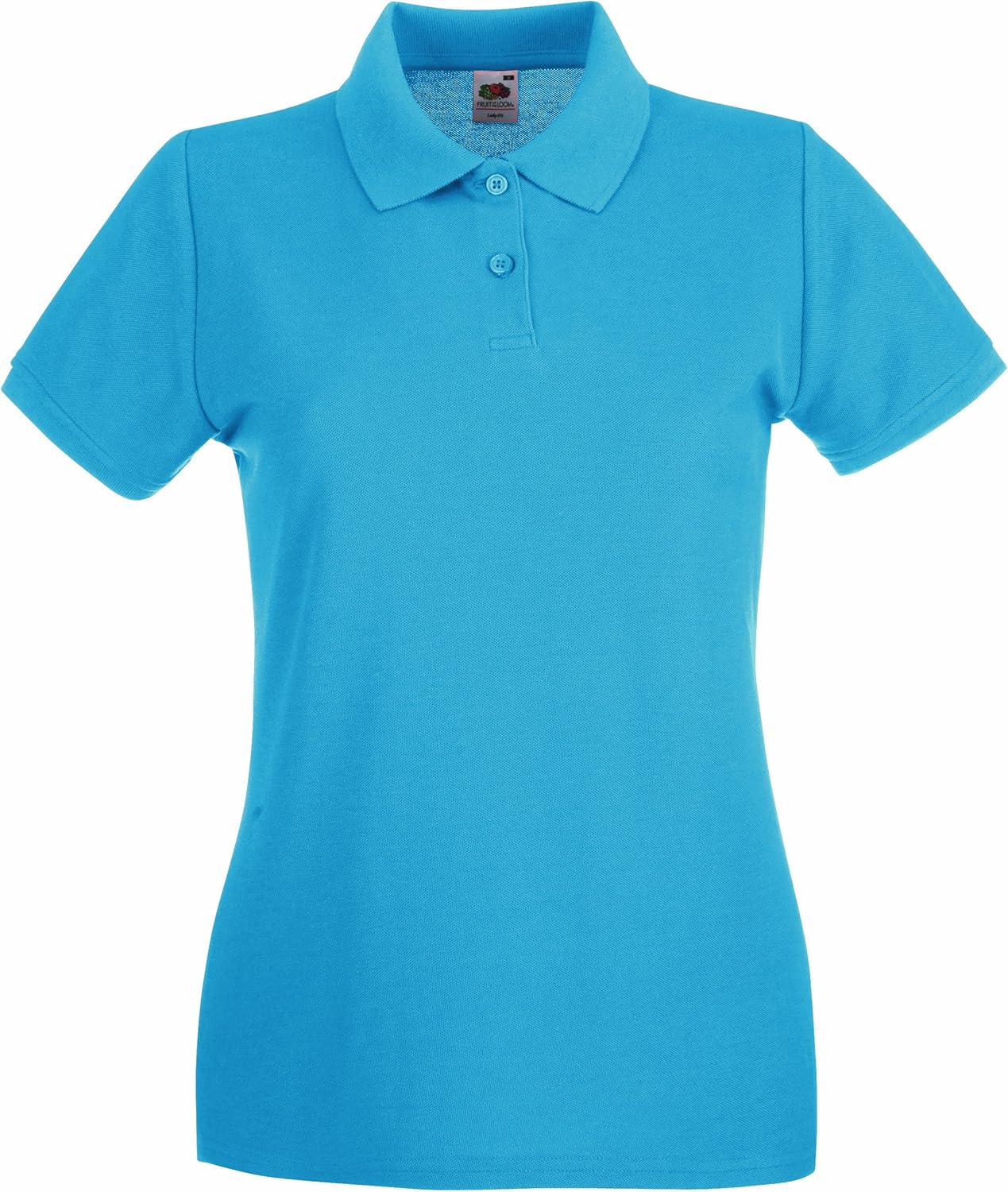 Azure blue polo shirts Clearance