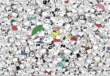 Clementoni - 39804 - Impossible Puzzle Peanuts - Jigsaw Puzzle 1000 Pieces, Jigsaw Puzzle For Adults, Comic Puzzle, Difficult - Made In Italy